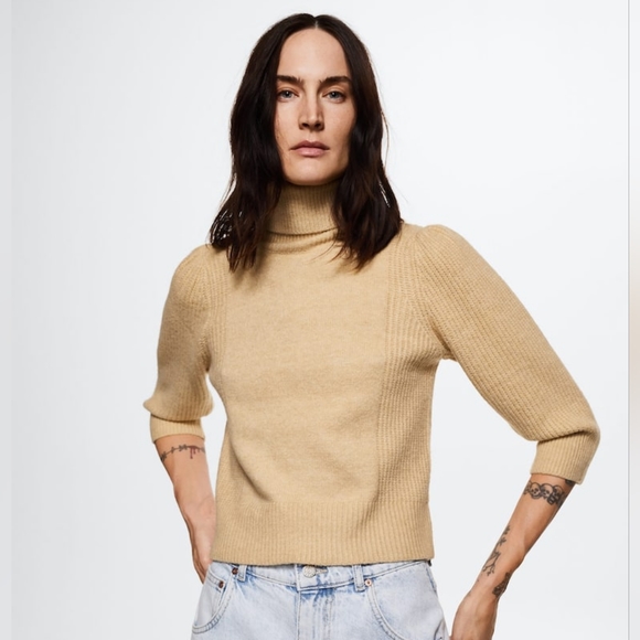 MANGO 3/4 Turtleneck - Picture 2 of 5